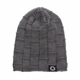 Unisex Fleece Lined Beanie Hat Knit Wool Warm Winter Hat Thick Soft Stretch Hat For Men's And Women Skullies Beanie MartLion   