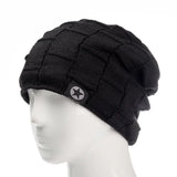 Unisex Fleece Lined Beanie Hat Knit Wool Warm Winter Hat Thick Soft Stretch Hat For Men's And Women Skullies Beanie MartLion   