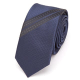 Men's Ties Luxurious Slim Necktie Stripe Tie Wedding Jacquard Tie Dress Shirt Bowtie Gift Gravata Mart Lion YJ-15-B01  