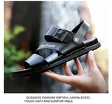 Men's Sandals Korean Casual Slippers Breathable Summer Beach Shoes MartLion   