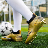 Football Boots Men's Grass Training Cleats Kids Soccer Shoes Society Outdoor Non-Slip Soccer Mart Lion   