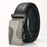 3.5cm Men's Cowhide Automatic Buckle Belt Young Leisure Middle Aged Designer Belt MartLion B327 110cm CHINA