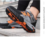 Work shoes with steel toe anti puncture work safety sneakers work men's safety anti-slip boots indestructible MartLion   