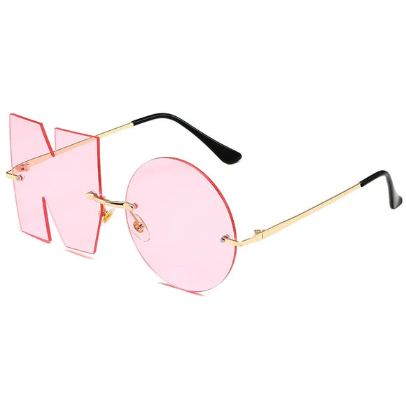 Lovely Pink Color Heart Square Sunglasses Jelly Color Protection Shades Summer Party Women Eyewear MartLion Pink 22  