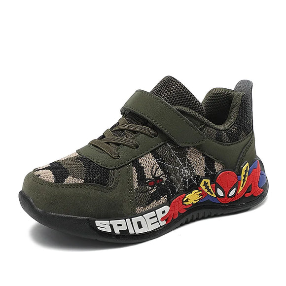 Shoes Children Camouflage Green Sneaker For Kid Walking PU Breathable MartLion   