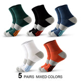 Men's Ankle Socks with Cushion Athletic Running Socks Breathable Comfort for 5 Pairs Lot Sports Sock Mart Lion 5 Mix EU 38-45 