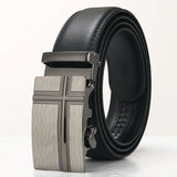 3.5cm Men's Cowhide Automatic Buckle Belt Young Leisure Middle Aged Designer Belt MartLion   