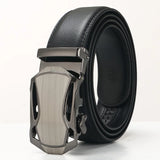 3.5cm Men's Cowhide Automatic Buckle Belt Young Leisure Middle Aged Designer Belt MartLion   