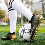 Football Boots Men's Grass Training Cleats Kids Soccer Shoes Society Outdoor Non-Slip Soccer Mart Lion   