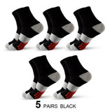 Men's Ankle Socks with Cushion Athletic Running Socks Breathable Comfort for 5 Pairs Lot Sports Sock Mart Lion 5 Black EU 38-45 