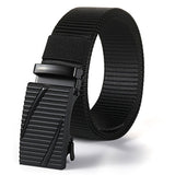 Genuine tactical belt quick release outdoor military belt soft real nylon sports accessories men's and women black belt Mart Lion ZV05 LL China 125CM