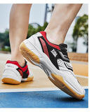 men's magic belt badminton shoes breathable anti-skid wear-resistant soles women's outdoor training Mart Lion   
