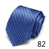 Tie 7.5 cm Neckties Men's 100 Styles Of Handmade Tie Blue Red Striped Dot For Wedding Party Workplace MartLion 12615-82  