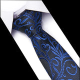 Tie 7.5 cm Neckties Men's 100 Styles Of Handmade Tie Blue Red Striped Dot For Wedding Party Workplace MartLion   