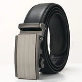 3.5cm Men's Cowhide Automatic Buckle Belt Young Leisure Middle Aged Designer Belt MartLion B325 110cm CHINA