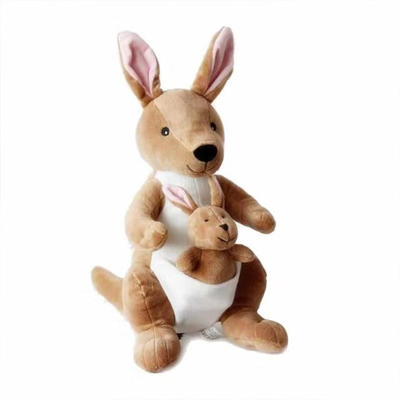26cm/36cm Cute Creative Mother and Child Kangaroo Doll Plush Toy Soft Animal Stuffed Plush Doll For Baby Gift Mart Lion   