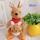 26cm/36cm Cute Creative Mother and Child Kangaroo Doll Plush Toy Soft Animal Stuffed Plush Doll For Baby Gift Mart Lion 26cm  