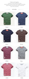 Men's T-shirt Cotton Solid Color t shirt Men's Causal O-neck Basic Male Classical Tops Mart Lion   