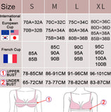 Women Backless Bra Invisible Bralette Seamless Push Up Lingerie Wireless Thin Cup Hollow Lace Underwear Low Back Brassiere Mart Lion   
