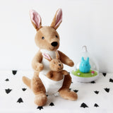 26cm/36cm Cute Creative Mother and Child Kangaroo Doll Plush Toy Soft Animal Stuffed Plush Doll For Baby Gift Mart Lion   