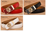 Love Belts for Women Waist Designer Real Leather Automatic Ratchet Belt Female Jeans Cummerbunds Belt Mart Lion   