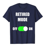 Retired Funny Retirement T Shirt Gift For Men's And Women Cotton Slim Fit Tees Latest Design Mart Lion Navy XS 