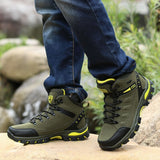 Unisex Breathable Climbing Shoes Male Outdoor High Top Hiking Boots Women Non-slip Hiking Men's Trekking Hunting Sneakers Mart Lion   