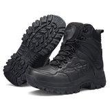 Winter/Autumn Men's Military Leather Boots Special Force Tactical Desert Combat Boats Outdoor Shoes Snow Boots Mart Lion A09 black 39 