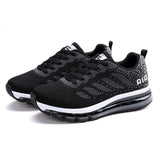 Keep Running Shoes Men's Sports Max Air Shoes Plus Outdoor Air Sneakers Unisex Jogging zapatillas hombre Mart Lion Black White-WK833 35 China