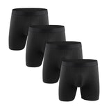 Men's Cotton Underwear Cotton Boxers Briefs Calzoncillos Hombre Panties Solid Underpants Bokserki Meskie Boxer Shorts Mart Lion A003-4pcs XL(55-70kg) 