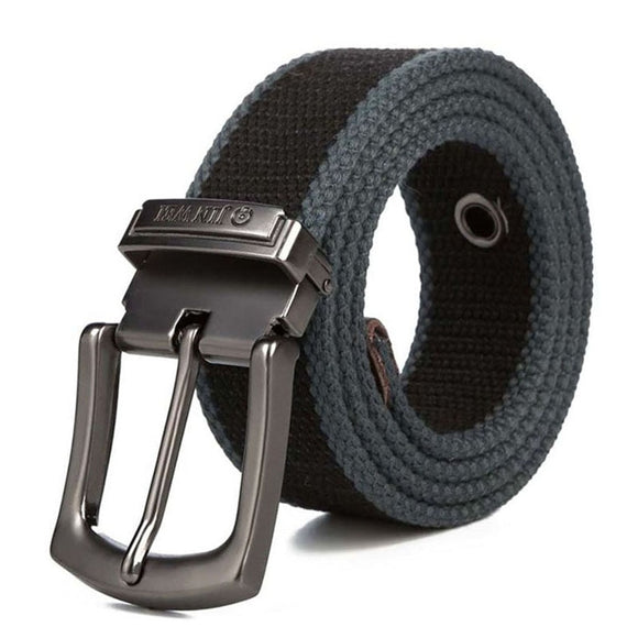 Military Tactical Canvas Belt for Men's Women Metal Pin Detachable Buckle Waist Strap Belts for Jeans ceintures 130 140 150 160cm Mart Lion   
