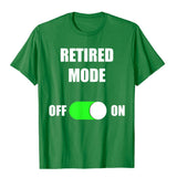 Retired Funny Retirement T Shirt Gift For Men's And Women Cotton Slim Fit Tees Latest Design Mart Lion Green XS 