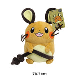 Anime Pikachu Plush Toy Pokemon Squirtle Bulbasaur Lapras Eevee Claw Machine Doll Mart Lion 25cm Dedenne  
