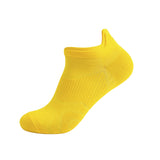 Men Running Socks Basketball Breathable Anti Slip Sport Cycling Walking Women Outdoor Sock Cotton Athletic No Sweat Mart Lion Yellow US 5.5-9.5  EU 36-44 