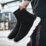 Classic Black Socks Runing Shoes Men's High Sock Trainers Women Slip on Couple Casual Shoes Lightweight Sneakers basket homme Mart Lion   