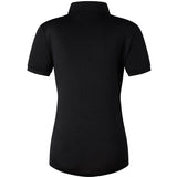 jeansian Women V-Neck Design Summer ShortSleeve Casual T-Shirt Golf Tennis Badminton Polo Mart Lion   