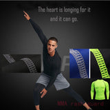 Thermal underwear set Men's clothing Compression sports Quick-drying jogging suit Winter warm MMA Mart Lion   