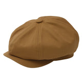 Newsboy Cap Men's Twill Cotton Hat 8 Panel Hat Baker Caps Retro Gatsby Hats Casual Cap Cabbie Apple Beret Mart Lion Brown 57cm 