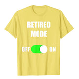 Retired Funny Retirement T Shirt Gift For Men's And Women Cotton Slim Fit Tees Latest Design Mart Lion Yellow XS 