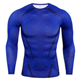 Men's Long Sleeve T-shirts Gym Clothing Sportswear Sporting Cry Fit Running Rashguard Sport Compression Mart Lion TC173 M 