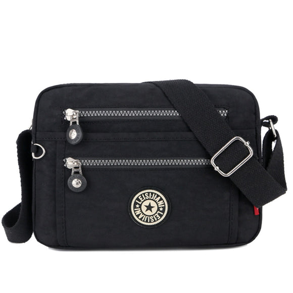 Waterproof Nylon Women Messenger Bags Small Purse Shoulder Bag Female Crossbody Bags Handbags  Bolsa Tote Mart Lion Black  