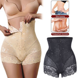 Women Body Shaper High Waist PantiesTummy Control Postpartum Girdle Slimming Underwear Butt Lifter Slimmer Shapewear Lace Briefs Mart Lion   