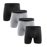 Men's Cotton Underwear Cotton Boxers Briefs Calzoncillos Hombre Panties Solid Underpants Bokserki Meskie Boxer Shorts Mart Lion A002-4pcs XL(55-70kg) 