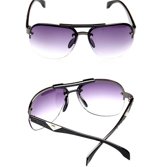 Big Frame Classic Sunglasses Men's Driving Women Brand Designer Vintage UV400 Driving Oculos De Sol Mart Lion purple  