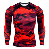Men's Long Sleeve T-shirts Gym Clothing Sportswear Sporting Cry Fit Running Rashguard Sport Compression Mart Lion TC171 M 