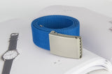 Candy Color Canvas Belt men's Women Unisex Outdoor Military Tactical Waist Belt for Jeans Mart Lion   
