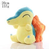 Anime Pikachu Plush Toy Pokemon Squirtle Bulbasaur Lapras Eevee Claw Machine Doll Mart Lion 20cm Cyndaquil  
