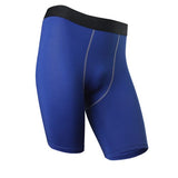 Base Layer Gym Compression Shorts Fitness Bodybuilding Workout Gym Athletic Tights Running Black Shorts Mart Lion Blue S 
