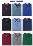 Summer Men's Polo shirts Cotton Short Sleeve Letter Embroidered Emblem Simple Shirt for Male Mart Lion   