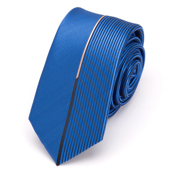 Men's Ties Luxurious Slim Necktie Stripe Tie Wedding Jacquard Tie Dress Shirt Bowtie Gift Gravata Mart Lion YJ-15-B08  